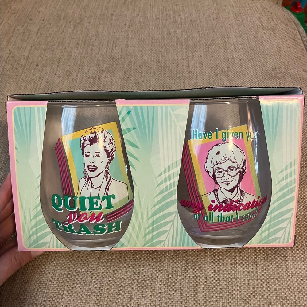 The golden girls tear drop glasses